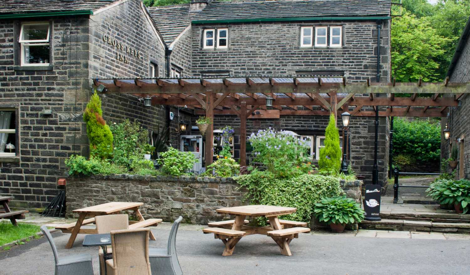 The Cross Keys pub Uppermill